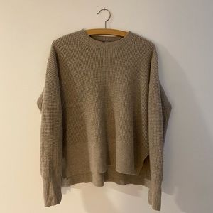 100% cashmere Everlane box cut sweater